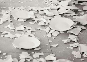 broken plates